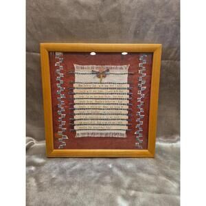 VTG Framed Christian/Religious Words & Weavings Wall Art by Rebecca Grace Jones